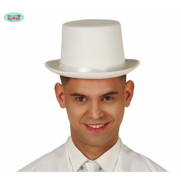 Top Hat White - Adult One Size