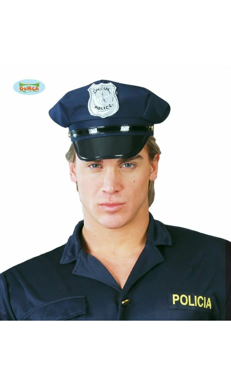Police Hat (Gorro Policia) - Adult One Size
