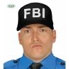 Black F.B.I. Hat - Adult One Size