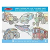 Melissa & Doug Vehicles Jumbo Coloring Pad 11" x 14" - 50 Pages