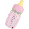 Baby Bottle Girl Super Shape Foil Balloon 13" x 31" (33cm x 79cm)
