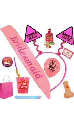 Hen Party Bridesmaid Set - 11pcs