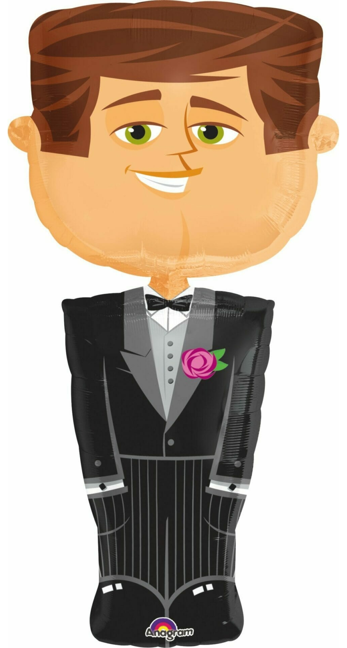 Wedding Groom AirWalker Foil Balloon 26'' x 50'' (66cm x 127cm)