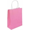 Party Paper Bag With Handles Baby Pink - 14x21x7cm