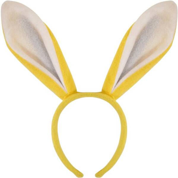 Easter Yellow Bunny Ears Headband 27cm x 28cm