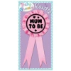 Mum To Be Rosette Pink - 8cm