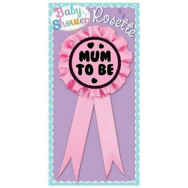 Mum To Be Rosette Pink - 8cm