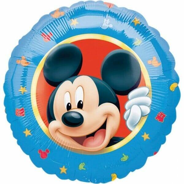Mickey Mouse Round Standard Foil Balloon - 18 ''