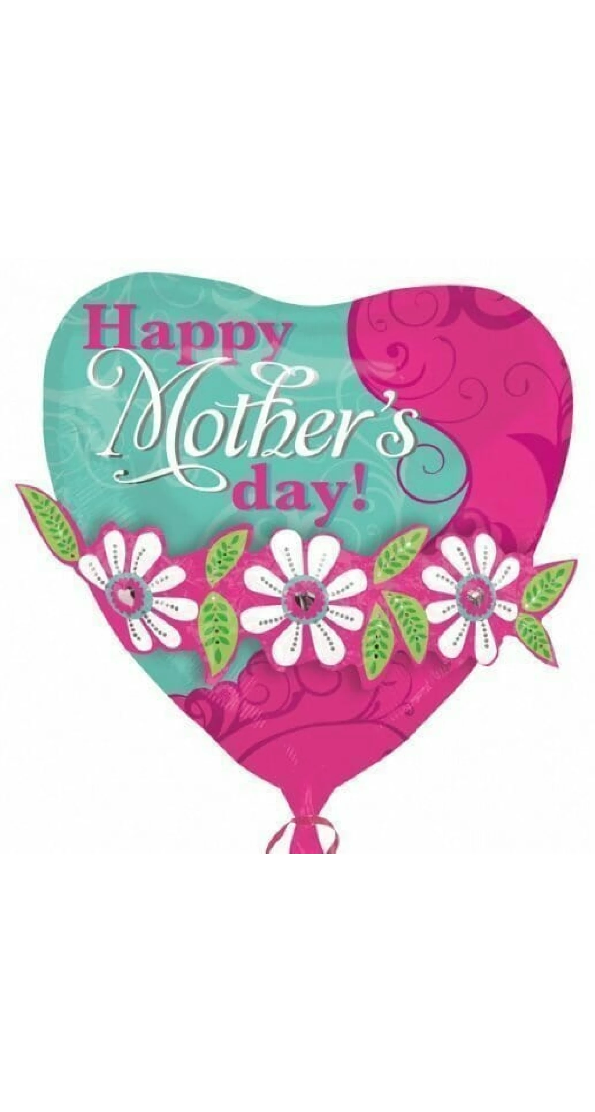 Mother`s Day Garland Multi XL Foil Balloon 24'' (61cm)