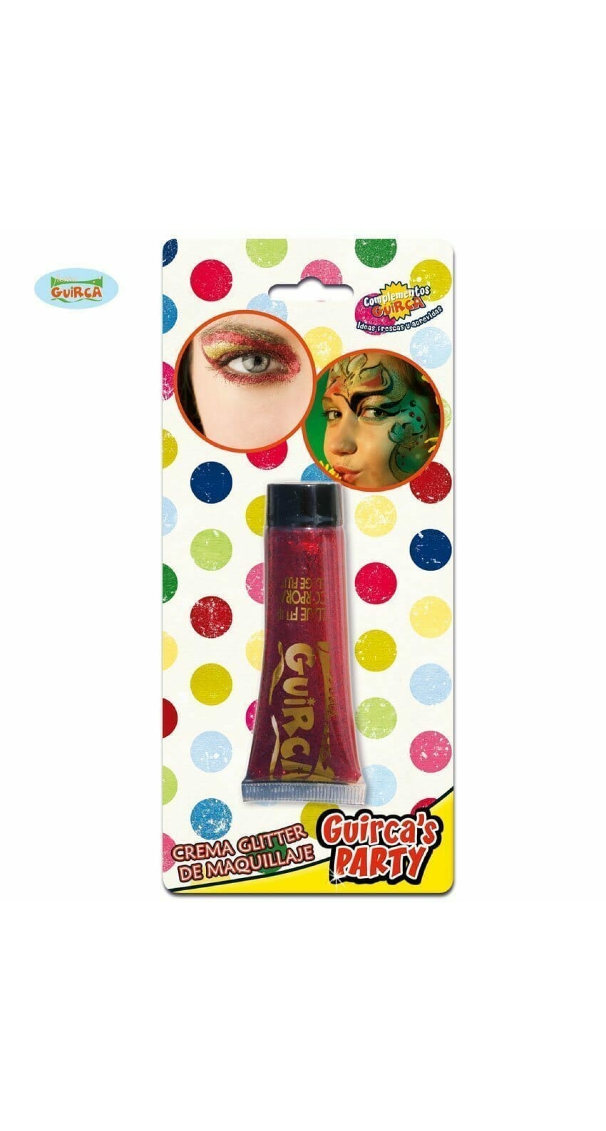 Glitter Gel Red (Crema Glitter De Maquillaje) - 20ml
