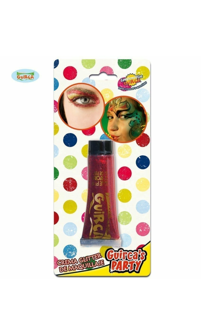 Glitter Gel Red (Crema Glitter De Maquillaje) - 20ml