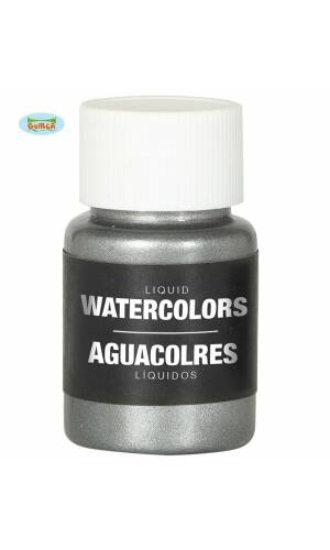 Water Based Make Up Bottle Silver - 20ml