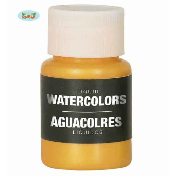 Water Based Make Up Bottle Gold - 20ml