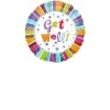 Get Well Radiant Foil Balloon 18''