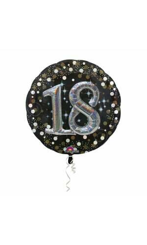Sparkling 18th Birthday 3D Multi-Balloon Foil Balloon 32" (81cm)