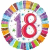Radiant No.18 Foil Balloon (45cm)