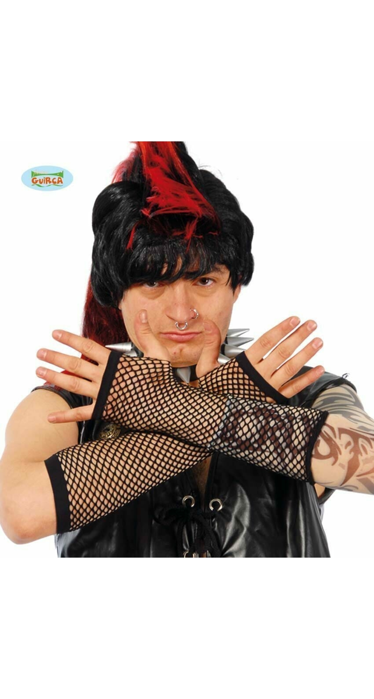 Black Mesh Gloves 20cm