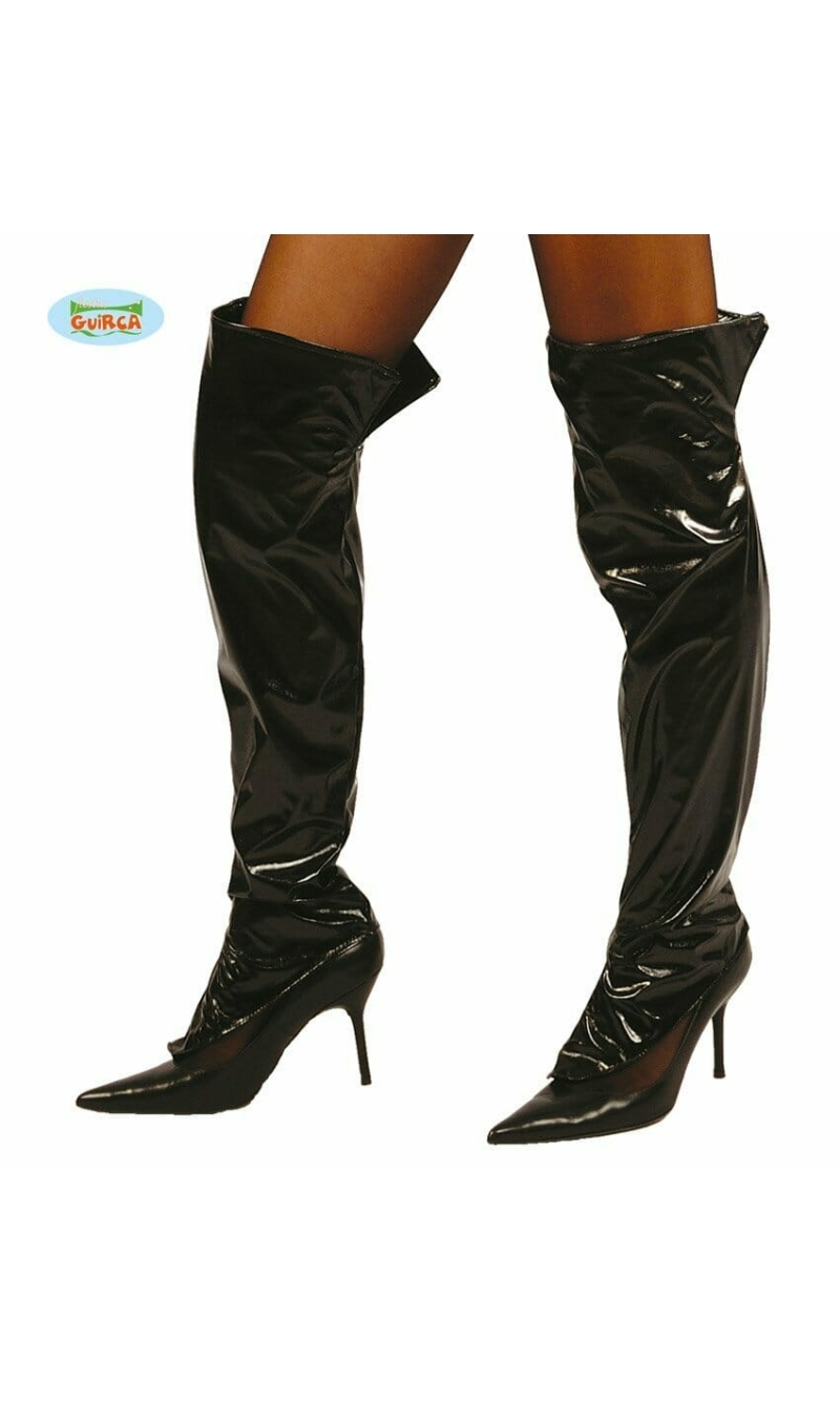 Pair of Black Sado Boots Cover