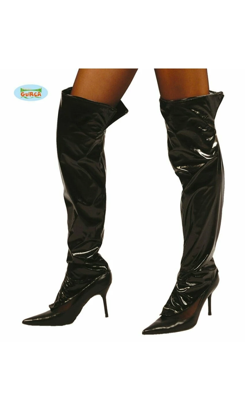 Pair of Black Sado Boots Cover