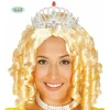 Silver Tiara with Purple, Red & Green Gems