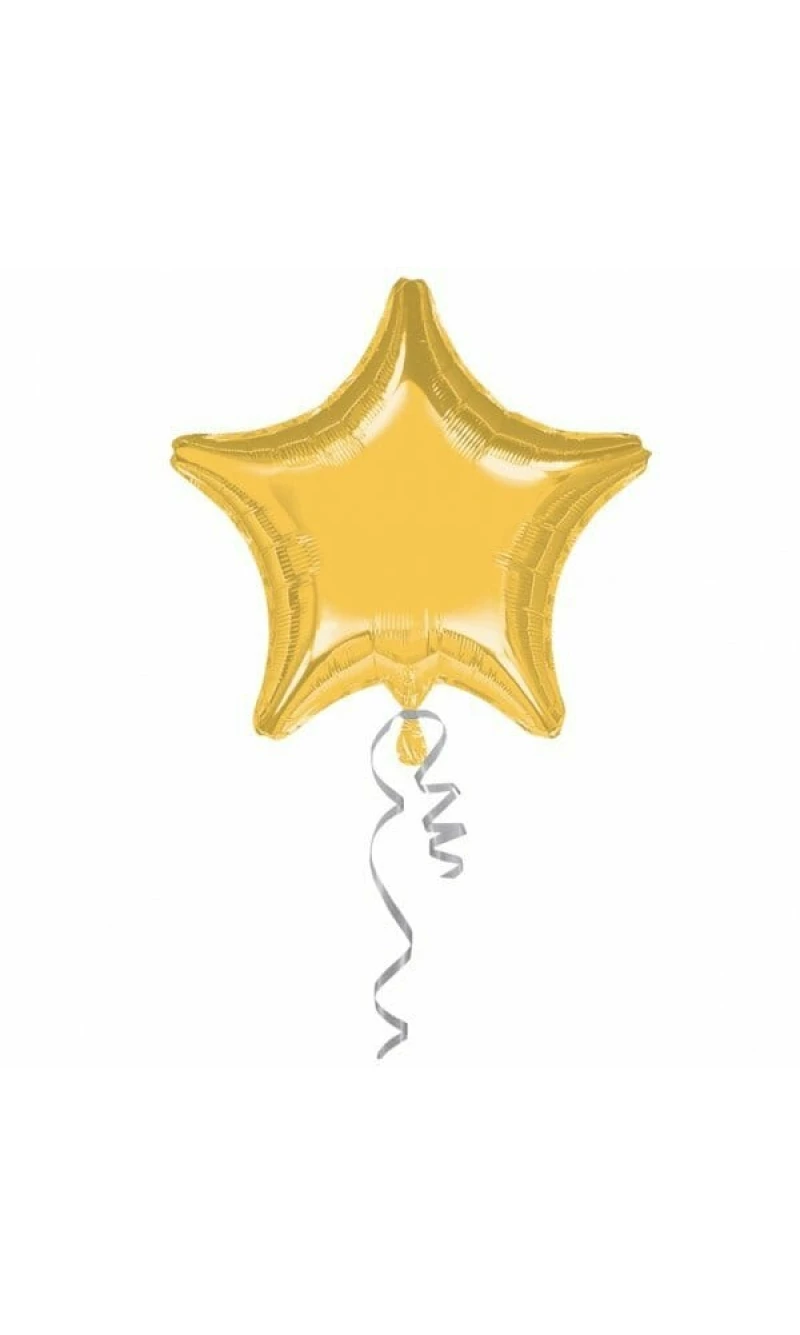 Metallic Gold Jumbo Star Foil Balloon 32" (81cm)