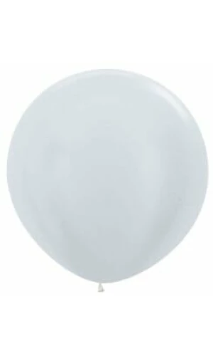Satin Pearl - Silver 36" Balloon