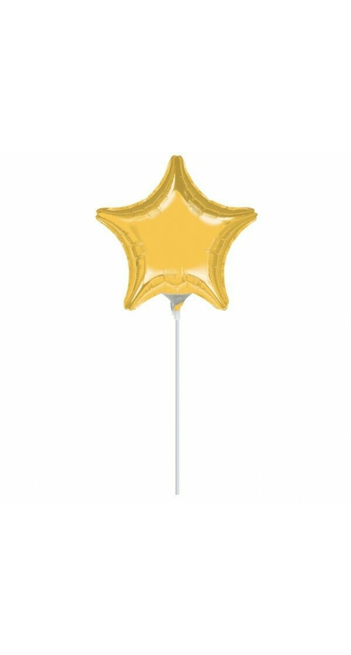 Metallic Gold Star Mini Foil Balloon 4" (10cm)