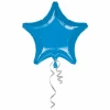 Metallic Blue Jumbo Star Foil Balloon 32" (81cm)