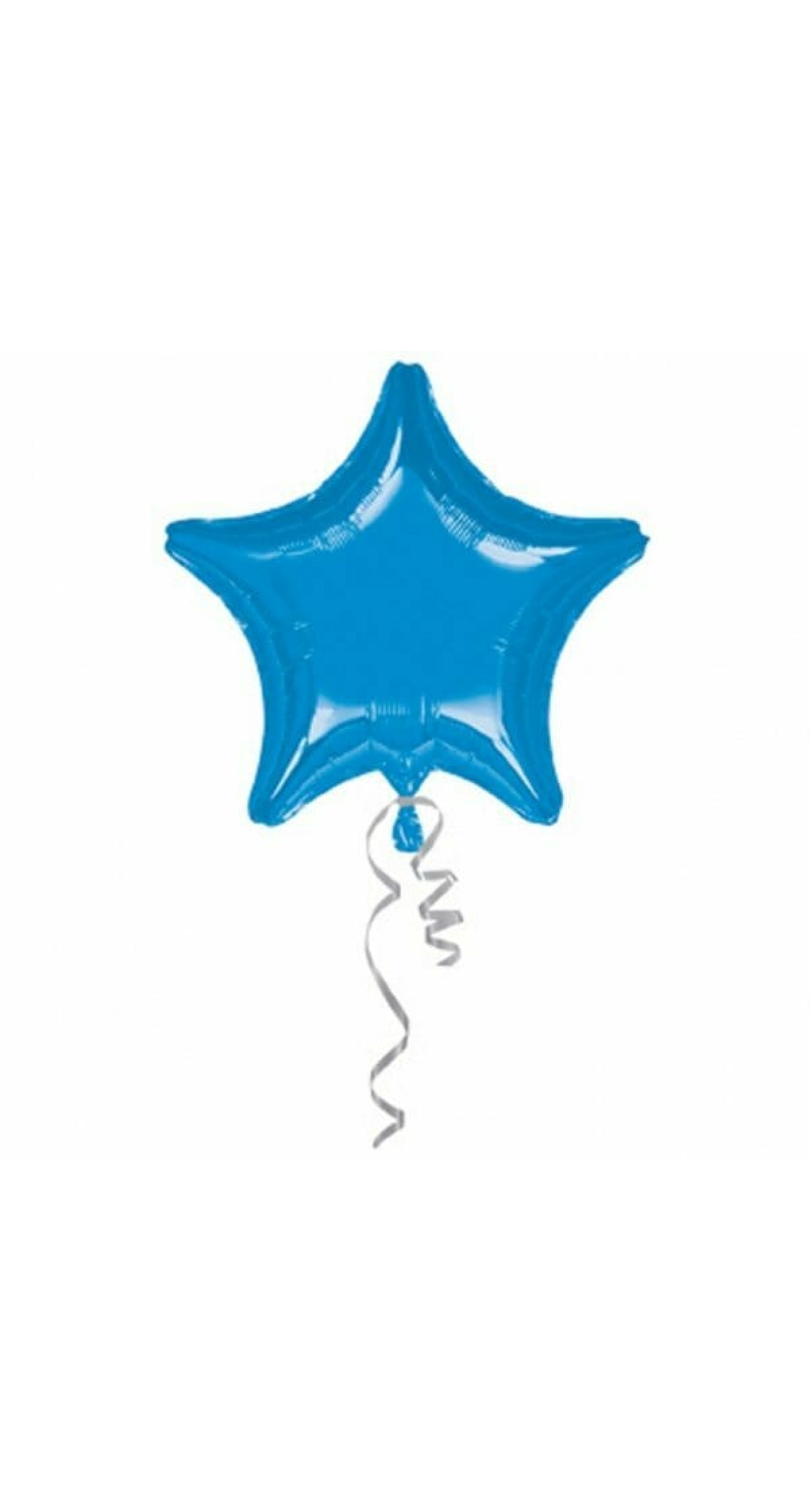 Metallic Blue Jumbo Star Foil Balloon 32" (81cm)