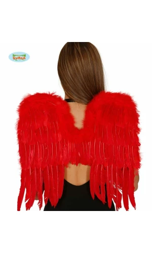 Red Feather Wings - 60cm x 45cm