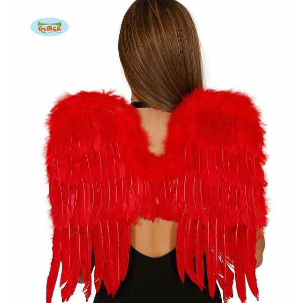 Red Feather Wings - 60cm x 45cm