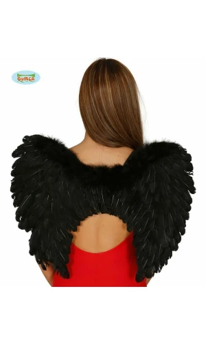 Black Feather Wings 50cm