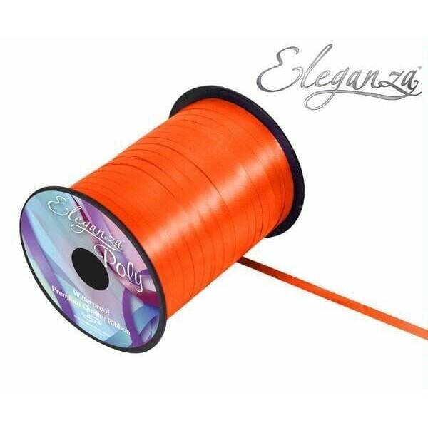 Orange Curling Ribbon Spool - 500m x 5mm