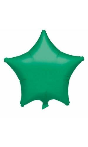 Metallic Green Star Foil Balloon 19''