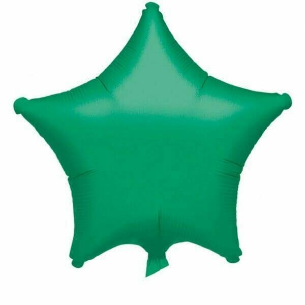 Metallic Green Star Foil Balloon 19''