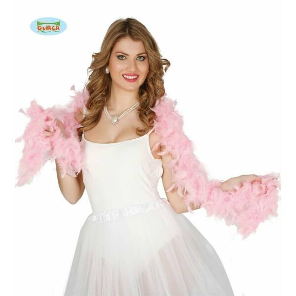 Boa With Pink Feather (40 Grams) - 1.80m