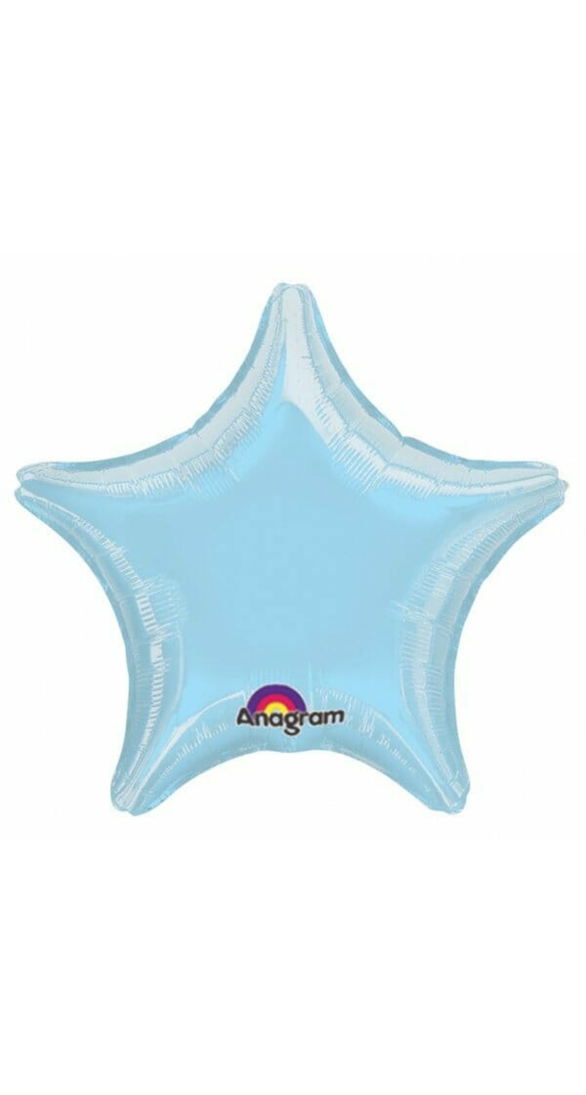Metallic Pearl Pastel Blue Star Mini Foil Balloon 4" (10cm)