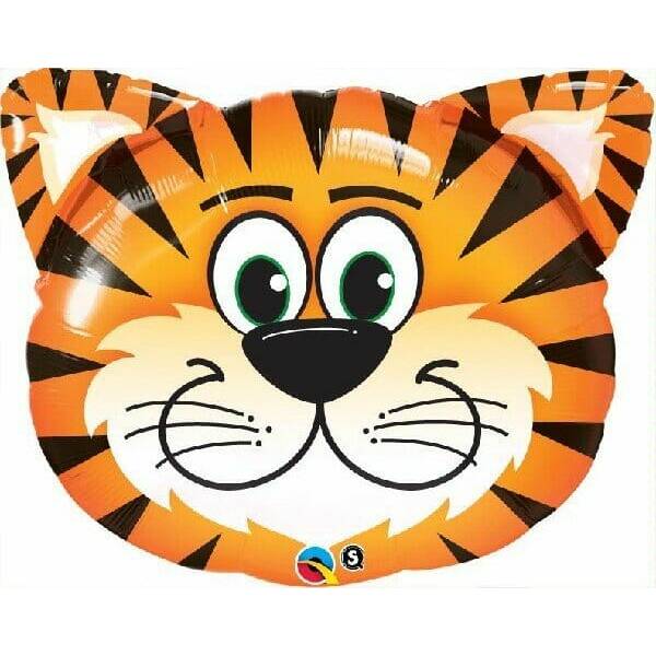 Tickled Tiger SuperShape Foil Balloon - 30 Inch
