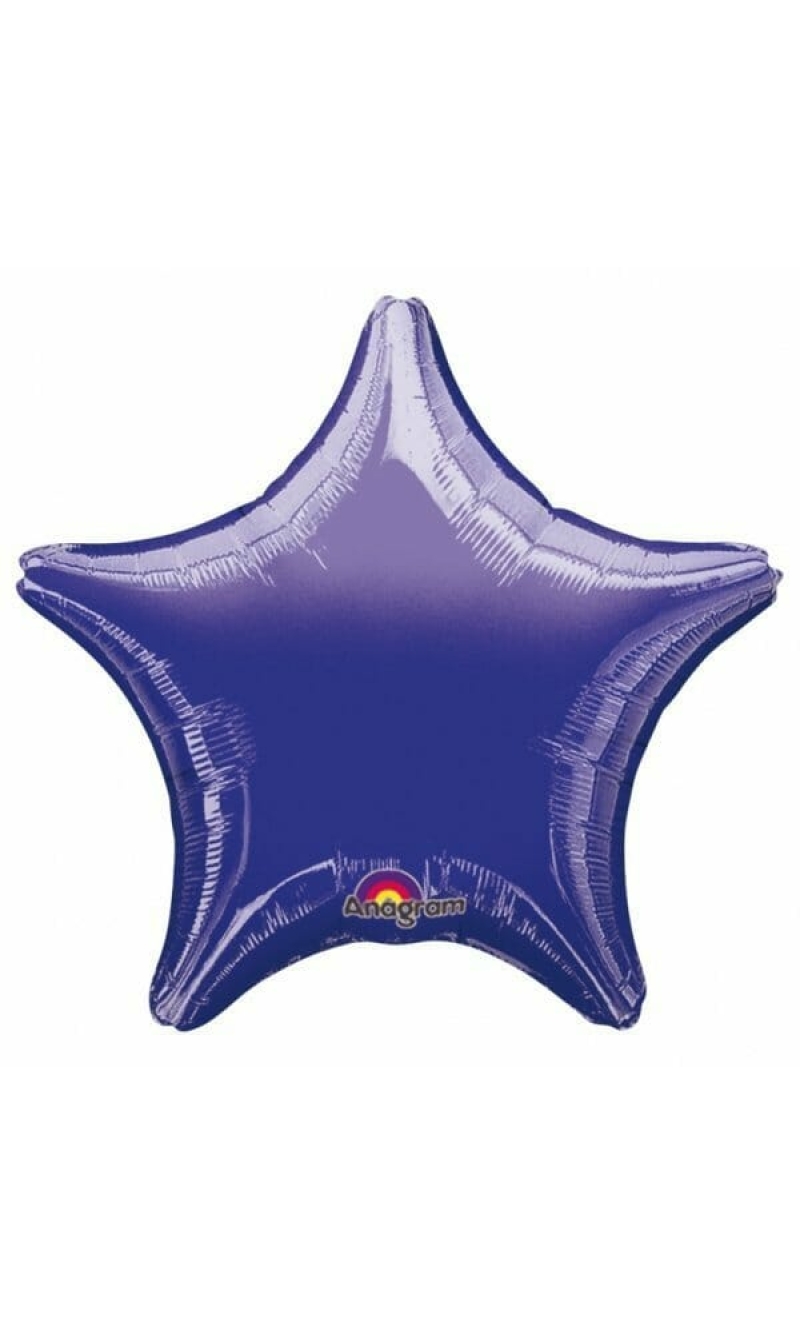 Metallic Purple Jumbo Star Foil Balloon 32" (81cm)
