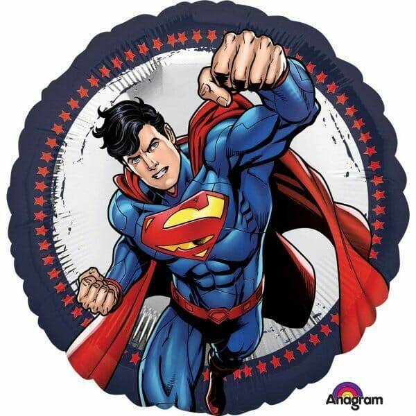 Standard Superman Round - 17"  Foil Balloon