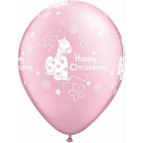 Christening Pony Latex Balloon - 11 Inch