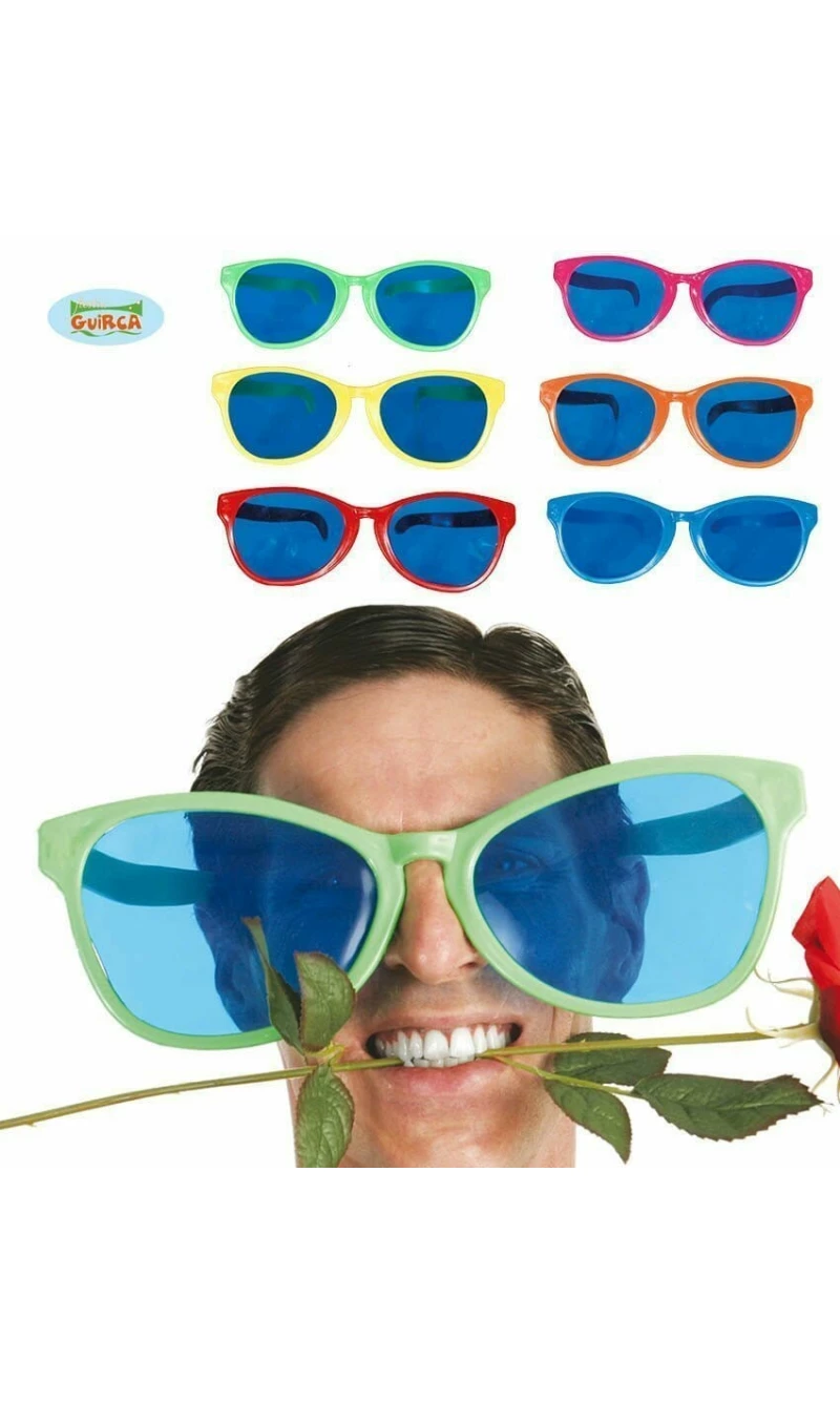 Giant Glasses (Assorted Colors) 28cm - 1pk