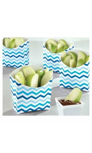 Blue Snack Containers - 24pcs