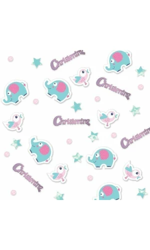 Baby Christening Day Pink Confetti 14g - 1pk