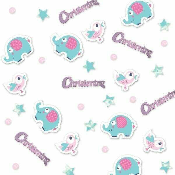 Baby Christening Day Pink Confetti 14g - 1pk