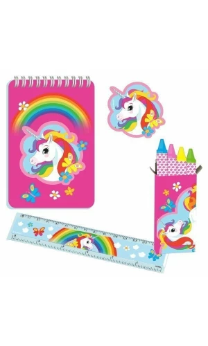 Unicorn Party Stationary Favor Set - 20pk