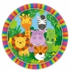 Animal Friends Party Paper Plates 23cml - 8pk