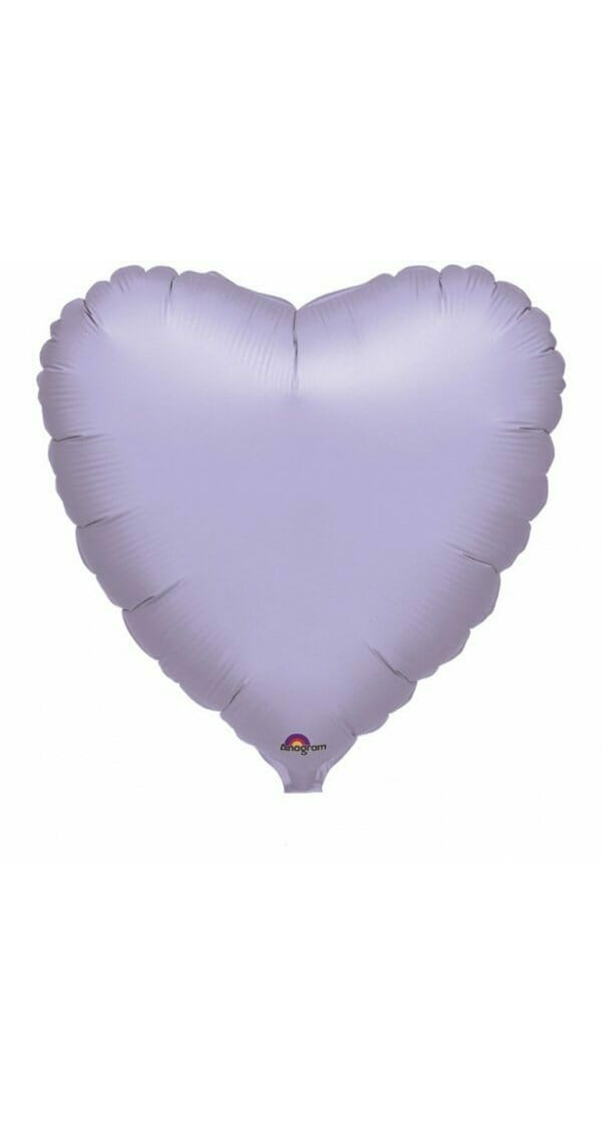 Metallic Pearl Pastel Lilac Jumbo Heart Foil Balloon 32" (81cm)