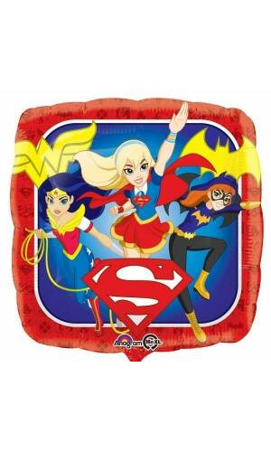 Standard DC Super Hero Girls Square - 17" Foil Balloon Square