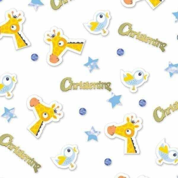 Baby Christening Day Blue Confetti 14g - 1pk